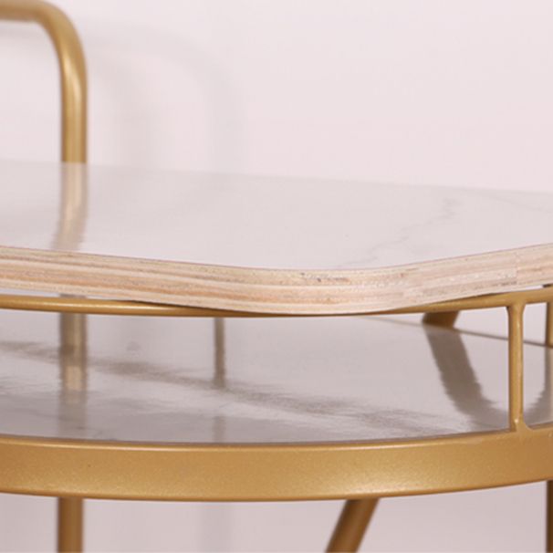 Tavolo da preparazione a rotolamento contemporaneo 31.1 "tavolo di preparazione al metallo per uso domestico