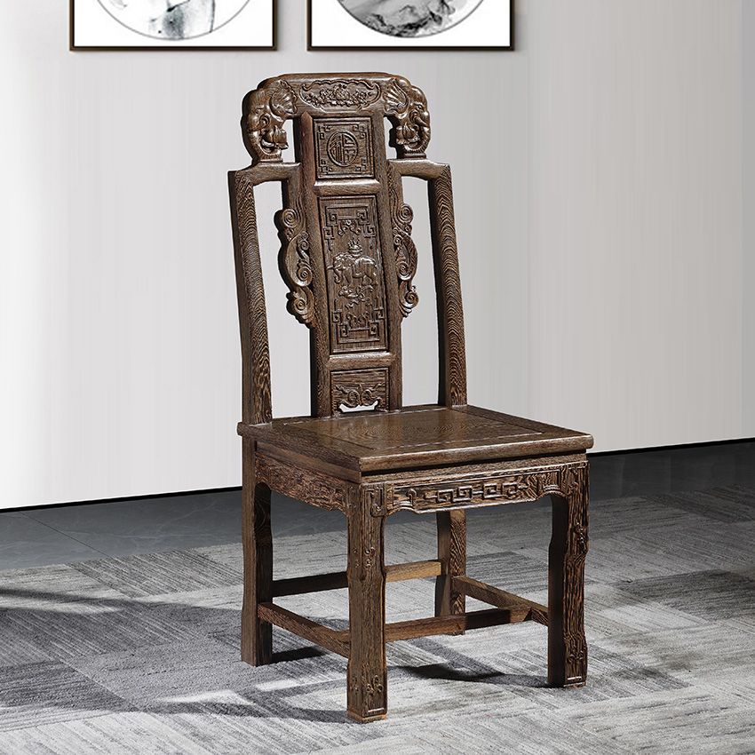 Traditional Style Solid Wood Dining Set with Fixed Table and 4 Legs Base for Home Use Clearhalo 'Dining Room Sets' 'Dining Tables & Seating' 'dining_room_set' 'furn' 'furn_dining_room_set' 'Furniture' 'furniture_dining_room_set' 'Kitchen & Dining Furniture' 'kitchen&dining_furn' 'kitchen' 1200x1200_6a1f4b95-32de-4dc1-af14-2df518663a66