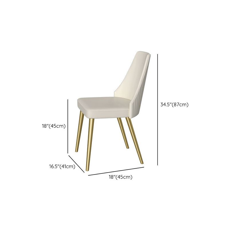 Ensemble de table de rectangle de style glam 1/2/3/5 Pièces Ensemble de restauration avec des jambes en métal