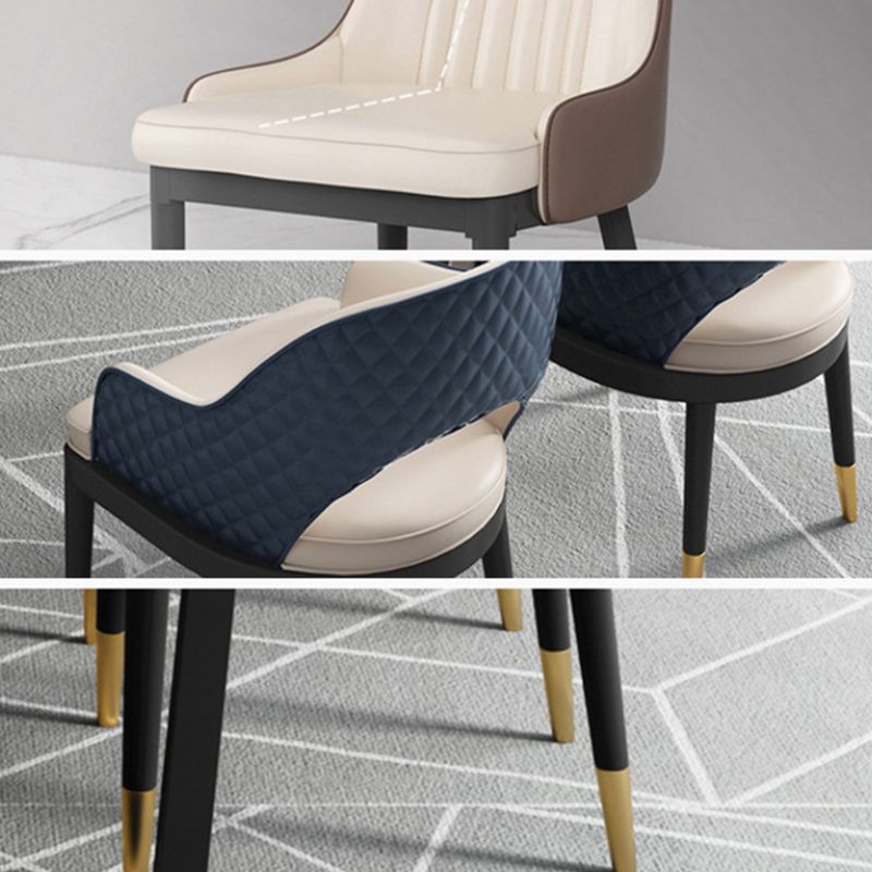 Moderne 1/5 stukken Dinerset rechthoekige stenen eettafel ingesteld voor woonkamer