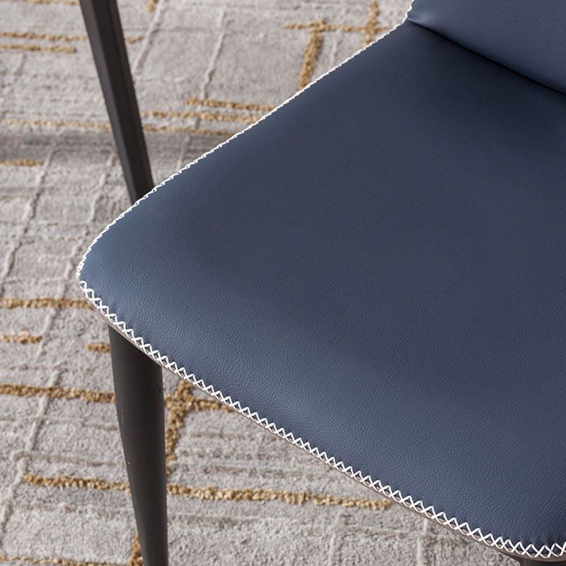 Industrial Style Wingback Armless Dining Chair PU Leather Dining Chairs Clearhalo 'Dining Chairs' 'Dining Tables & Seating' 'dining_chair' 'furn' 'furn_dining_chair' 'Furniture' 'furniture_dining_chair' 'Kitchen & Dining Furniture' 1200x1200_6a1fd13b-cb3e-47a9-8972-289560823450