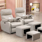 Contemporary Leather Recliner 32.7" Wide Standard Recliner with Footrest Clearhalo 'Chairs & Seating' 'furn' 'furn_recliners' 'Furniture' 'Living Room Furniture' 'Recliners' 1200x1200_6a206b83-3a9f-4286-9630-8ca2808a55a1