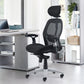 Modern Desk Chair Mesh Computer Chair Mid-Back Swivel Chair with Wheels