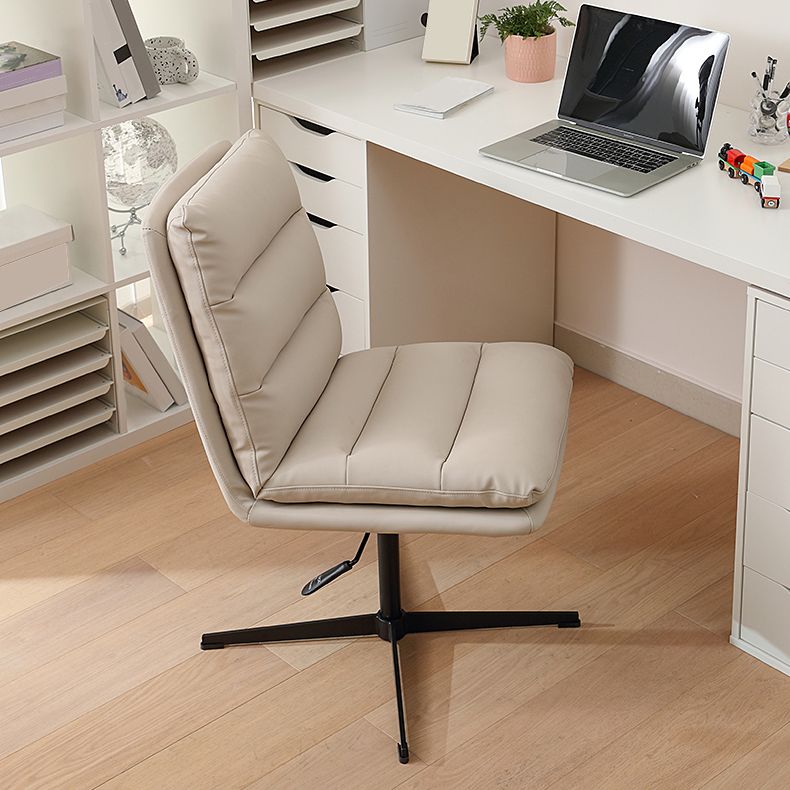 Silla de oficina contemporánea silla ejecutiva tapizada de altura ajustable