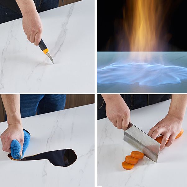 Contemporary Sintered Stone Standard Dining Set Rectangle Shape White Dining Set with 4 Legs Table Clearhalo 'Dining Room Sets' 'Dining Tables & Seating' 'dining_room_set' 'furn' 'furn_dining_room_set' 'Furniture' 'furniture_dining_room_set' 'Kitchen & Dining Furniture' 'kitchen&dining_furn' 'kitchen' 1200x1200_6a290e97-9e4c-4ea5-a1a1-7870e549e202