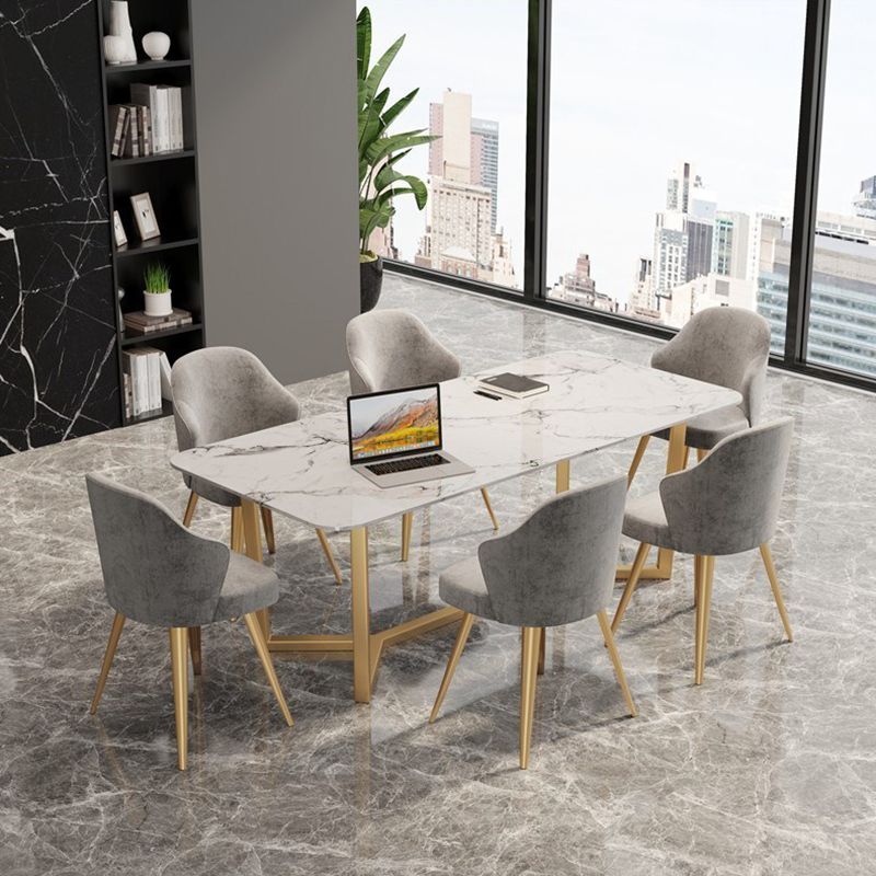Curved Meeting Table Office Luxury Sintered Stone Writing Desk Clearhalo 'furn' 'furn_office_desk' 'Furniture' 'furniture_office_desk' 'Office Desks' 'Office Furniture' 'office_desk' 1200x1200_6a2bbe7c-bdc5-47d6-a8b1-2ae306e1132c