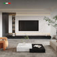 Black Stone TV Stand Console Contemporary 4 Drawers Media Console Clearhalo 'furn' 'furn_tv_stands_entertainment_centers' 'Furniture' 'Living Room Furniture' 'TV Stands & Entertainment Centers' 'TV Stands & Media Storage Furniture' 'tv_stands_entertainment_centers' 1200x1200_6a2bcb9e-8025-4647-b987-412afc59cf7a