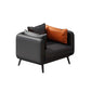 31.49 "H Faux Leather Contemporary Tuxedo Arm Sofa Standard Sofa