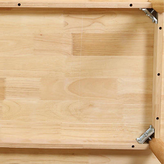 Tavolo da pranzo in legno massiccio rettangolare mobili moderni con 4 gambe