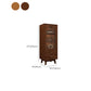 Rubberwood Accent Cabinet Modern Glass Paned Cabinet with Drawers Clearhalo 'Cabinets & Chests' 'cabinets_chests' 'furn' 'furn_cabinets_chests' 'Furniture' 'Living Room Furniture' 1200x1200_6a31c6f7-fe8d-4c52-818a-149c28604a05