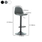 Industrial Upholstered Swivel Bar Stools Low Back Stools for Home Clearhalo 'Bar Furniture' 'Bar Stools' 'bar_stools' 'furn' 'furn_bar_stools' 'Furniture' 'furniture_bar_stools' 'Kitchen & Dining Furniture' 1200x1200_6a322380-8488-4f14-8094-f7b5a95bc058