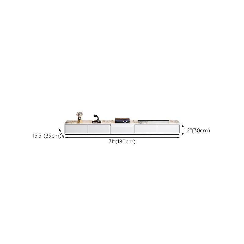 Contemporary Media Console TV Stand Stone TV Stand Console with Drawers Clearhalo 'furn' 'furn_tv_stands_entertainment_centers' 'Furniture' 'Living Room Furniture' 'TV Stands & Entertainment Centers' 'TV Stands & Media Storage Furniture' 'tv_stands_entertainment_centers' 1200x1200_6a34e788-c07f-42db-9d16-ed0e82148454