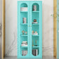 Modern Metal Bookcase Standard Closed Back Bookshelf for Home Office