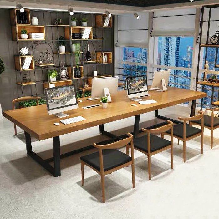 Bureau d'écriture en bois marron