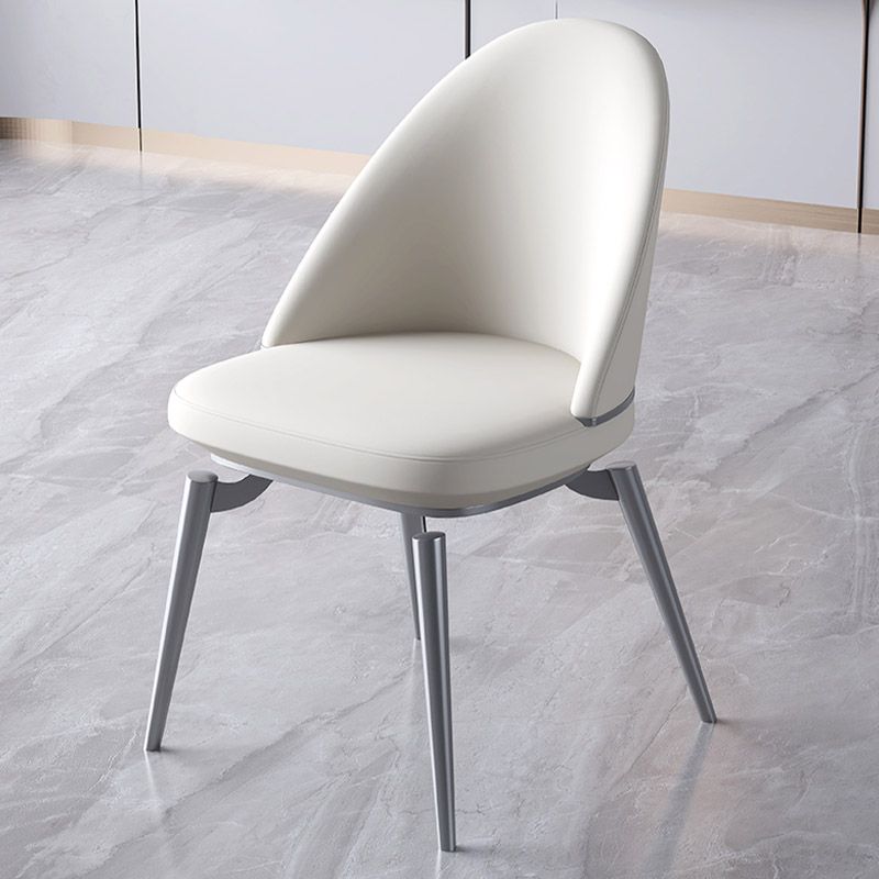 Glam Style Side Chair Metal Solid Back Dining Room Chair for Indoor Clearhalo 'Dining Chairs' 'Dining Tables & Seating' 'dining_chair' 'furn' 'furn_dining_chair' 'Furniture' 'Kitchen & Dining Furniture' 1200x1200_6a3b567f-3e2b-4e28-964c-9e94675f32d2