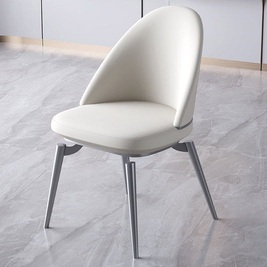 Glam Style Side Chair Metal Solid Back Dining Room Chair for Indoor Clearhalo 'Dining Chairs' 'Dining Tables & Seating' 'dining_chair' 'furn' 'furn_dining_chair' 'Furniture' 'Kitchen & Dining Furniture' 1200x1200_6a3b567f-3e2b-4e28-964c-9e94675f32d2