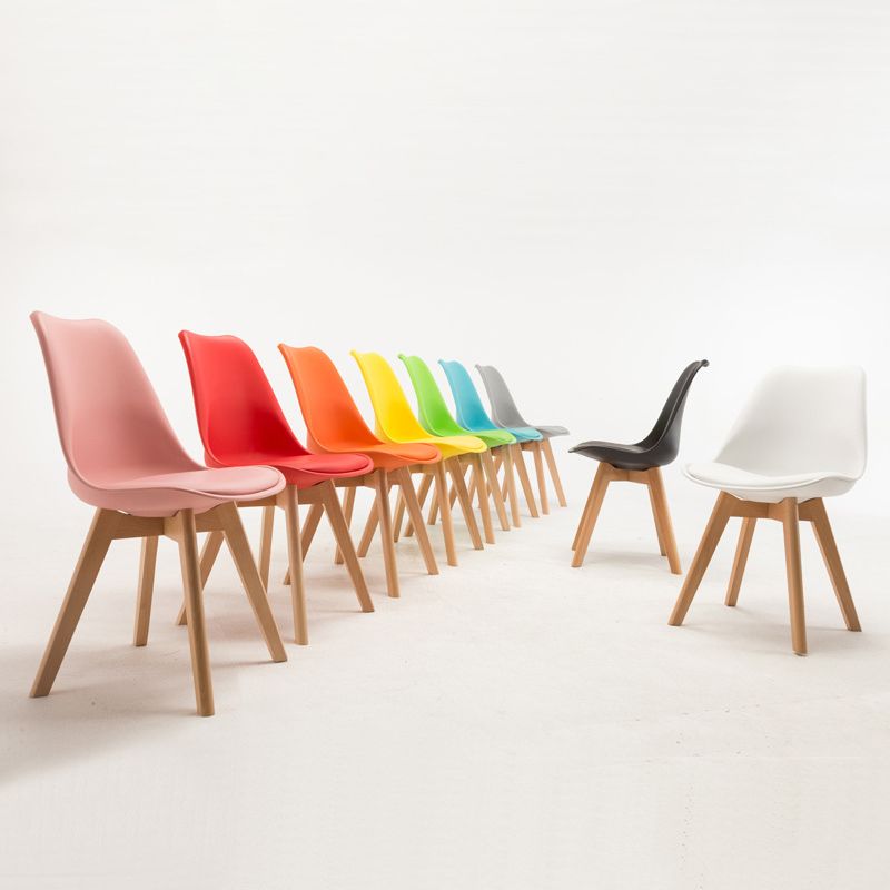 Scandinavian Wood Dining Kitchen Room Side Chair Solid Back Chair Clearhalo ' kitchen&dining_furn' 'Dining Chairs' 'Dining Tables & Seating' 'dining_chair' 'Furniture' 'furniture_dining_chair' 'Kitchen & Dining Furniture' 'kitchen' 1200x1200_6a3fc915-1865-45e4-b9d8-35de5ce2f281