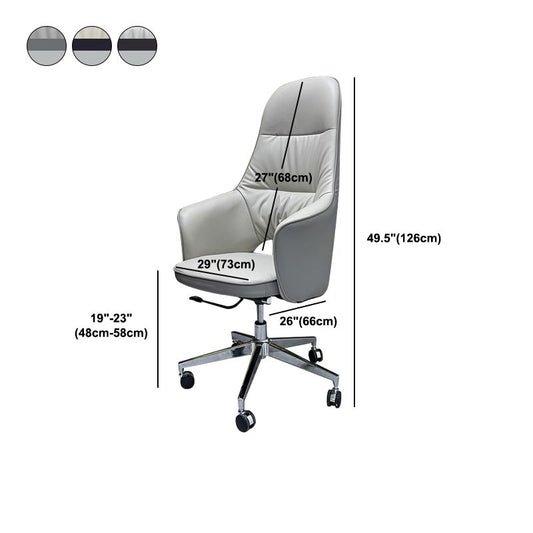 Modern Computer Ergonomic Upholstered Chair Height-adjustable Office Chair
