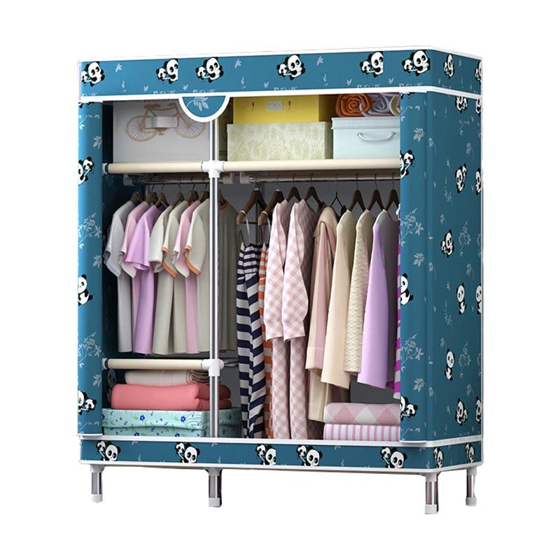 Matte afwerking Garderobe voor home eigentijdse opbergkast met metalen benen