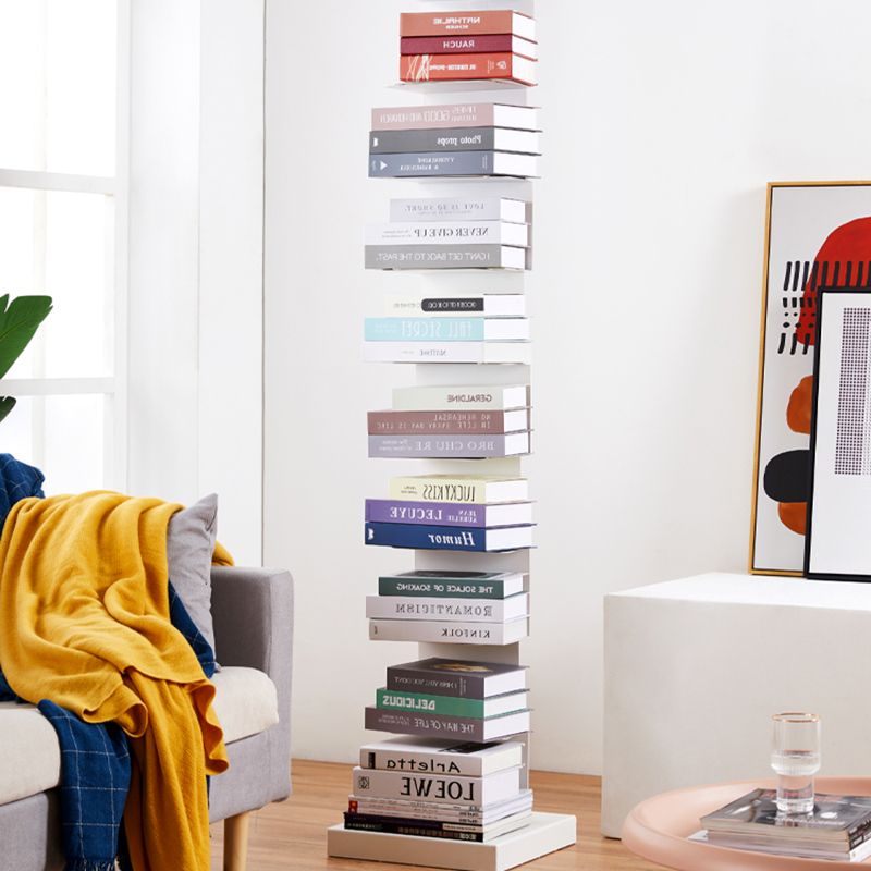 13.78"W Bookshelf Contemporary Style Invisible Bookcase for Office and Home Clearhalo 'Bookcases' 'furn' 'furn_bookcases' 'Furniture' 'furniture_bookcases' 'Office Furniture' 1200x1200_6a434d96-40a2-48d4-9732-26cae33f8edd