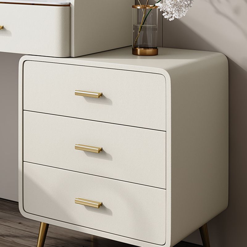 Tavolo da toeletta da toeletta per vanity beige glam tavolo da top di toeletta