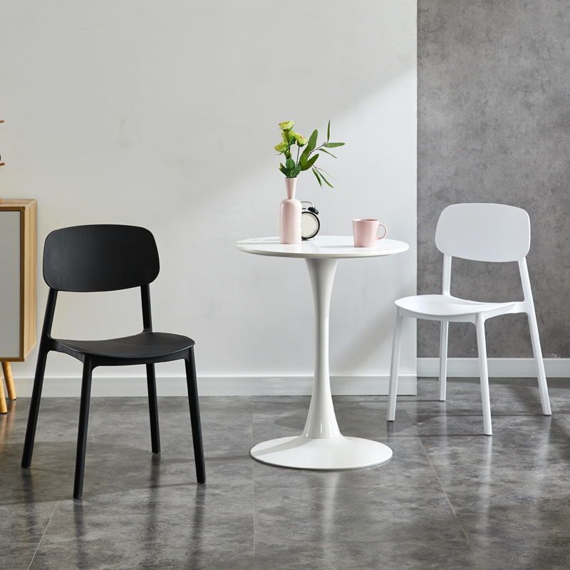 Kitchen Home Stacking Side Chair Open Back Dining Side Chair Clearhalo 'Dining Chairs' 'Dining Tables & Seating' 'dining_chair' 'furn' 'furn_dining_chair' 'Furniture' 'Kitchen & Dining Furniture' 1200x1200_6a49057b-7f96-41f1-94e7-e52d2d8ed54a