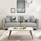 Modern Grey Fabric/Faux Leather Standard Sofa Square Arm Tufted Sofa Clearhalo 'furn' 'furn_sofas' 'Furniture' 'furniture_sofas' 'kitchen' 'kitchen_sofas' 'Living Room Furniture' 'Sofa' 'sofas' 1200x1200_6a490f39-7e89-4a99-a2ad-ce02fda30c78