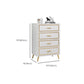 Glam Lingerie Chest Wood Vertical Storage Chest with Drawers for Bedroom