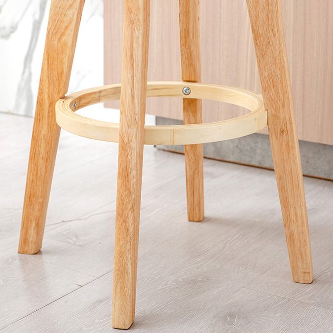 Modern Armless Backless Counter Stool Wood Cashier Bar Stool with Cushion and Pedal Clearhalo 'Bar Furniture' 'Bar Stools' 'bar_stools' 'furn' 'furn_bar_stools' 'furniture_bar_stools' 'Kitchen & Dining Furniture' 'kitchen&dining_furn' 'kitchen' 'kitchen_furn' Furniture' 1200x1200_6a4c6c1f-2b8d-471e-99cf-c506e2372c2b