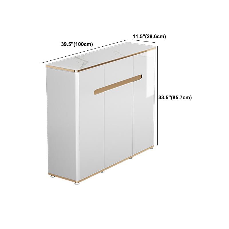 Modern 1 Drawer Sideboard Sintered Stone Dining Sideboard for Living Room Clearhalo 'buffet_sideboard' 'Buffets & Sideboards' 'furn' 'furn_buffet_sideboard' 'Furniture' 'Kitchen & Dining Furniture' 1200x1200_6a4cb32a-3da1-4888-b3ae-7d538048592e