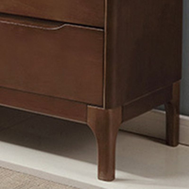 Rubberwood Accent Chest 11.81" Wide Rectangle Standard Chest with Drawers Clearhalo 'Cabinets & Chests' 'cabinets_chests' 'furn' 'furn_cabinets_chests' 'Furniture' 'Living Room Furniture' 1200x1200_6a4e4d39-9749-4955-89fd-771a38f0b49e