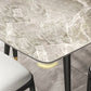 Contemporary Sintered Stone Dining Table Gray Rectangle Dining Table for Kitchen Clearhalo ' dining_table' 'Dining Tables & Seating' 'Dining Tables' 'furn' 'furn_dining_table' 'Furniture' 'furniture_dining_table' 'Kitchen & Dining Furniture' 'kitchen&dining_furn' 'kitchen' 'kitchen_dining_table' 1200x1200_6a4eaa56-df2e-4272-8d9b-2c3e12c7918c