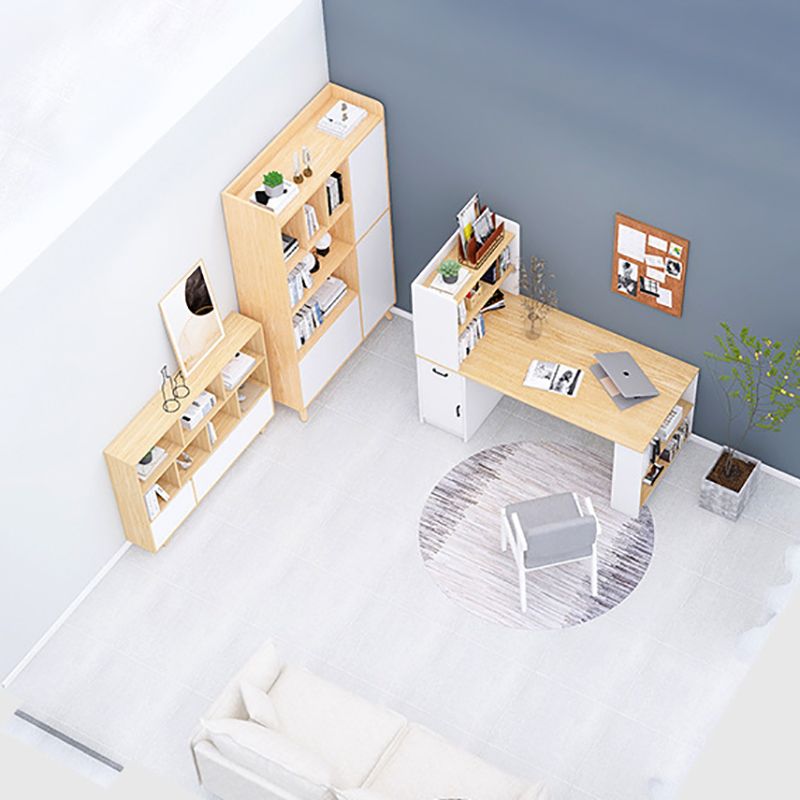 Finitura opaca di libreria standard moderna 11,81 "W -shelf in legno ingegnerizzato per soggiorno