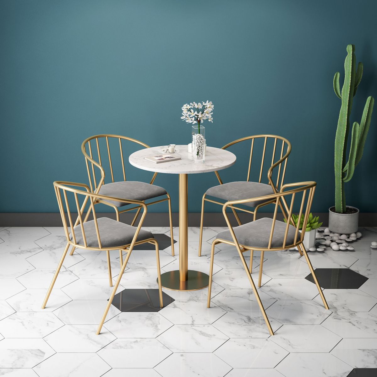 Traditional Luxury Home Furniture Stone Dining Table for Dining Room Home Clearhalo ' dining_table' 'Dining Tables & Seating' 'Dining Tables' 'furn' 'furn_dining_table' 'Furniture' 'furniture_dining_table' 'Kitchen & Dining Furniture' 'kitchen&dining_furn' 'kitchen' 'kitchen_dining_table' 1200x1200_6a51fa79-ed08-4049-9494-c822d0f29a39