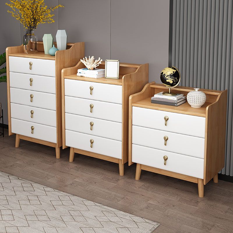 Glam Rubber Wood Bedroom Storage Chest Vertical Chest with Drawers Clearhalo 'Bedroom Furniture' 'Dressers & Chests' 'dressers_chests' 'furn' 'furn_dressers_chests' 'Furniture' 1200x1200_6a53123f-0399-4616-a411-73112652f0ac