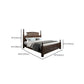 Victorian Ash Four Poster Bed Solid Color Walnut Poster Bed with Headboard Clearhalo 'Bedroom Furniture' 'Beds' 'furn' 'furn_beds' 'Furniture' 1200x1200_6a5312da-d389-414b-86cc-fe5bf122539a