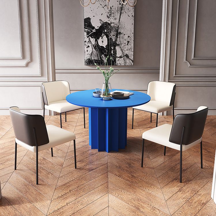 Modern Standard Kitchen Dining Table Wood Round Shape Dining Table with Pedestal Base Clearhalo ' dining_table' 'Dining Tables & Seating' 'Dining Tables' 'furn' 'furn_dining_table' 'Furniture' 'furniture_dining_table' 'Kitchen & Dining Furniture' 'kitchen&dining_furn' 'kitchen' 'kitchen_dining_table' 1200x1200_6a5342a1-bf79-44e3-a550-8728d27b7d4a