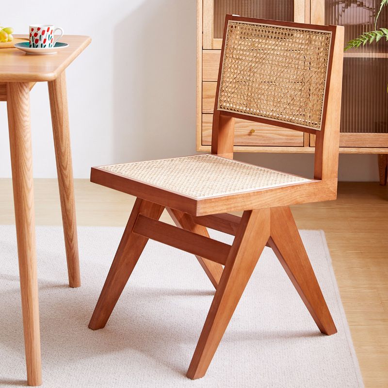 Nordic Style Wood Side Dining Chairs Open Back Dining Side Chair Clearhalo 'Dining Chairs' 'Dining Tables & Seating' 'dining_chair' 'furn' 'furn_dining_chair' 'Furniture' 'furniture_dining_chair' 'Kitchen & Dining Furniture' 1200x1200_6a5398de-5aef-4bc3-8f0b-827330ebdd9b