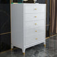Classic Glam Storage Chest White 5/8/9 Drawers Chest , 15.6-inch Width Clearhalo 'Bedroom Furniture' 'Dressers & Chests' 'dressers_chests' 'furn' 'furn_dressers_chests' 'Furniture' 1200x1200_6a5454ab-7929-4c5c-a22e-c64a0125492b