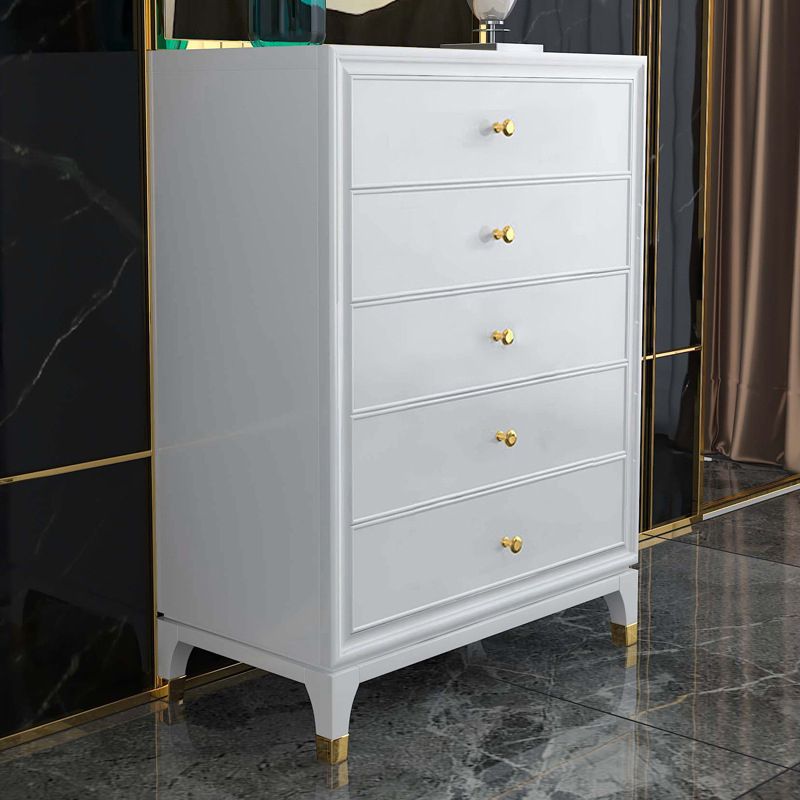 Classic Glam Storage Chest White 5/8/9 Drawers Chest , 15.6-inch Width Clearhalo 'Bedroom Furniture' 'Dressers & Chests' 'dressers_chests' 'furn' 'furn_dressers_chests' 'Furniture' 1200x1200_6a5454ab-7929-4c5c-a22e-c64a0125492b