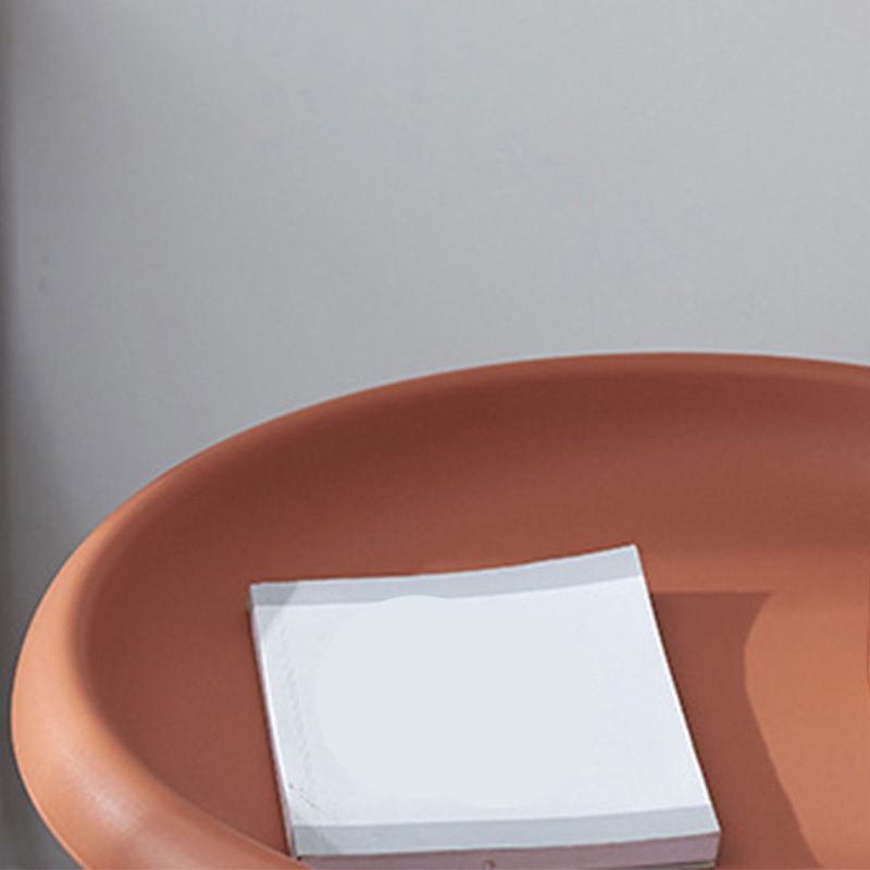 Modern Round Pedestal Coffee Table Acrylic Pink Coffee Table Clearhalo 'Coffee & Accent Tables' 'Coffee Tables' 'coffee_tables' 'furn' 'furn_coffee_tables' 'Furniture' 'furniture_coffee_tables' 'Living Room Furniture' 1200x1200_6a585548-7cc1-4aed-8bf7-f252f6a3337f