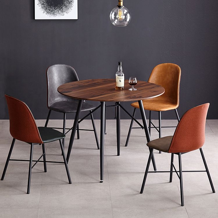 Contemporary Style Chair Dining Armless Side Chairs with Metal Legs for Kitchen Clearhalo ' kitchen&dining_furn' 'Dining Chairs' 'Dining Tables & Seating' 'dining_chair' 'furn' 'furn_dining_chair' 'Furniture' 'furniture_dining_chair' 'Kitchen & Dining Furniture' 'kitchen' 1200x1200_6a58a42b-c983-4089-aa26-8d63d99159d3