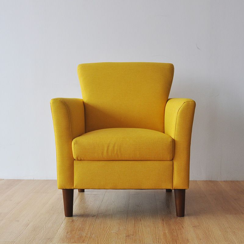 Bedroom Arms Included Basic Four Leg Track Arms Fixed Back Arm Chair