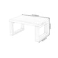 Modern Style Wooden Base Top Rectangular Coffee Table for Apartment Clearhalo 'Coffee & Accent Tables' 'Coffee Tables' 'coffee_tables' 'furn' 'furn_coffee_tables' 'Furniture' 'furniture_coffee_tables' 'Living Room Furniture' 1200x1200_6a5c811c-fa4e-4f5f-8f50-d8430a6f2ec6