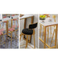 Faux Marble Bar Height Table Modern Style Bistro Table for Living Room Clearhalo 'Bar Furniture' 'Bar Tables' 'bar_tables' 'furn' 'furn_bar_tables' 'Furniture' 'Kitchen & Dining Furniture' 1200x1200_6a5dd376-35b5-4532-8f5b-e4d8e5be2a48