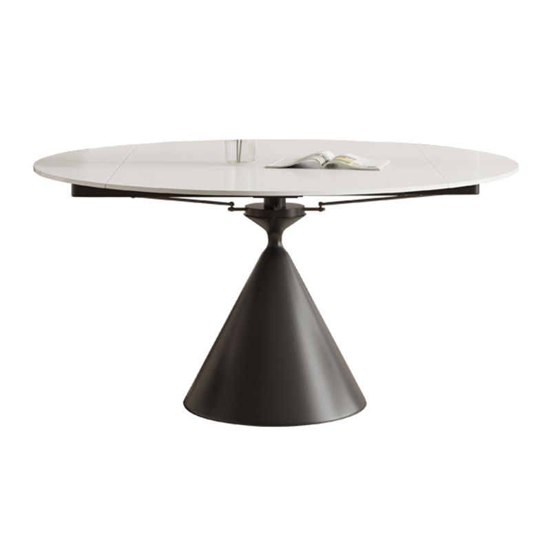 モダンなスタイル1/4/5/7ピースダイニングチェアセットラウンドストーン家具