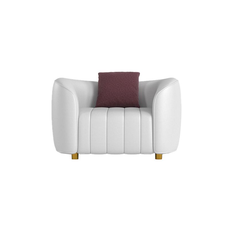 22.83" Wide Tuxedo Arm Sofa White Standard Sofa for Living Room Clearhalo 'furn' 'furn_sofas' 'Furniture' 'Living Room Furniture' 'Sofa' 'sofas' 1200x1200_6a648578-5fde-499c-82ad-c13dfb3d0e6a