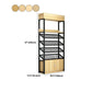 Industrial Floor Wine Rack Manufactured Wood Wine Jail with Shelf Clearhalo 'furn' 'furn_wine_racks' 'Furniture' 'Kitchen & Dining Furniture' 'Wine Racks' 'wine_racks' 1200x1200_6a65cd8e-cf59-4c33-84de-3eeee04b4ec7