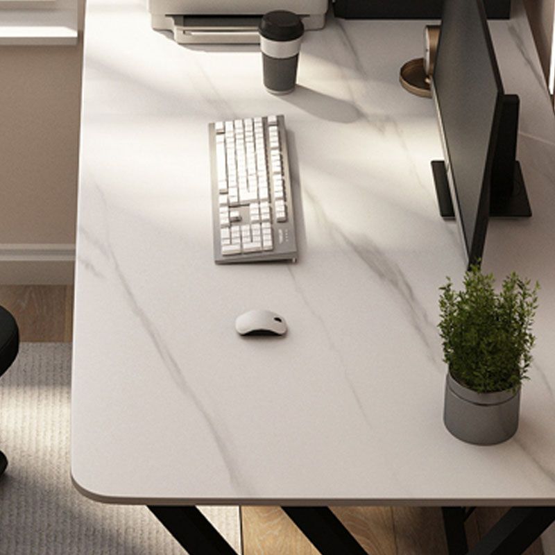 29.53 "H Industrieel rechthoekige kantoorbureau Antieke afwerking Computer Desk