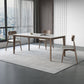 Rectangle Medieval Modern Dining Table Sintered Stone Table with 4 Wood Legs Clearhalo ' dining_table' 'Dining Tables & Seating' 'Dining Tables' 'furn' 'furn_dining_table' 'Furniture' 'furniture_dining_table' 'Kitchen & Dining Furniture' 'kitchen&dining_furn' 'kitchen' 'kitchen_dining_table' 1200x1200_6a6998e2-23be-4440-b8cd-39914b160f66